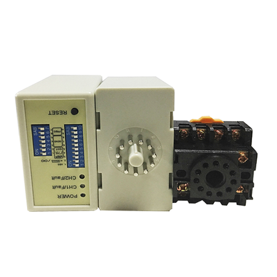LD-200 Διπλού Καναλιού Ανιχνευτής Βρόχου Οχήματος με Εύρος 20-2000uh και Τροφοδοσία 110-240VAC για Διαχείριση Στάθμευσης