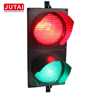 JUTAI JD112HF-C 100mm Κόκκινο και πράσινο LED φανάρι κυκλοφορίας IP65 για πύλες φραγμών στάθμευσης και εισόδους οχημάτων