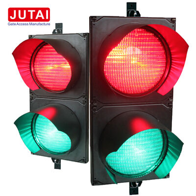 JUTAI JD112HF-C 100mm Κόκκινο και πράσινο LED σήμα κυκλοφορίας με προστασία IP65 για τις πύλες φραγμών στάθμευσης