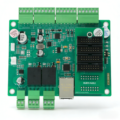 Ελεγκτής οθόνης LED NED200 πολλαπλών διεπαφών με Ethernet MQTT RS485 RS232 Wiegand Relay HUB75 για συστήματα στάθμευσης
